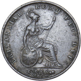 1854 Halfpenny - Victoria British Copper Coin - Nice