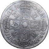 1680 Crown - Charles II British Silver Coin - Nice