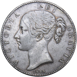 1844 Crown - Victoria British Silver Coin - Nice