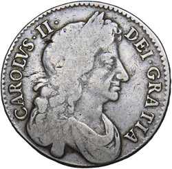 1679 Halfcrown - Charles II British Silver Coin - Nice
