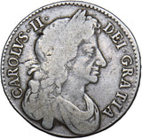 1679 Halfcrown - Charles II British Silver Coin - Nice