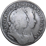 1693 Shilling - William & Mary British Silver Coin
