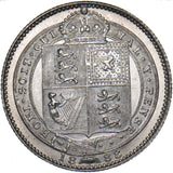 1888 Shilling - Victoria British Silver Coin - Superb