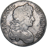 1678 Crown - Charles II British Silver Coin