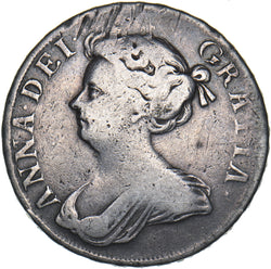1709 Halfcrown - Anne British Silver Coin