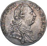 1787 Shilling - George III British Silver Coin - Very Nice