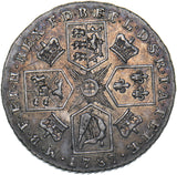 1787 Shilling - George III British Silver Coin - Very Nice