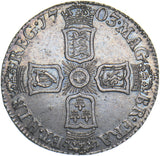 1703 VIGO Sixpence - Anne British Silver Coin - Very Nice