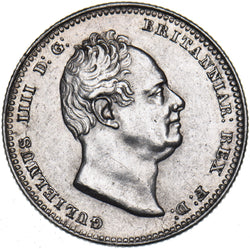 1834 Shilling - William IV British Silver Coin - Very Nice