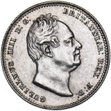 1834 Shilling - William IV British Silver Coin - Very Nice