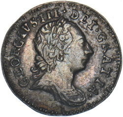 1772 Maundy Penny - George III British Silver Coin - Very Nice