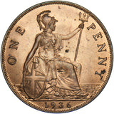 1936 Penny - George V British Bronze Coin - Superb