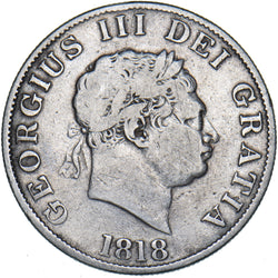 1818 Halfcrown - George III British Silver Coin