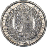 1887 Halfcrown - Victoria British Silver Coin - Nice