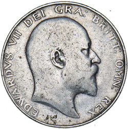 1904 Halfcrown - Edward VII British Silver Coin
