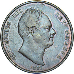 1831 Penny - William IV British Copper Coin - Nice