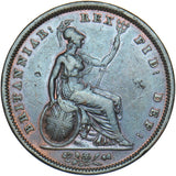 1831 Penny - William IV British Copper Coin - Nice