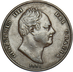 1831 Penny (.W.W on Truncation) - William IV British Copper Coin - Nice