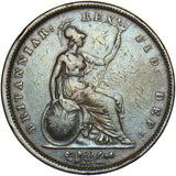 1834 Penny - William IV British Copper Coin