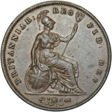 1841 Penny - Victoria British Copper Coin - Nice