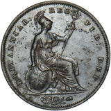 1853 Penny (OT) - Victoria British Copper Coin
