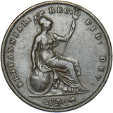 1856 Penny (OT) - Victoria British Copper Coin