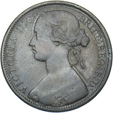 1868 Penny - Victoria British Bronze Coin