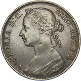 1893 Penny - Victoria British Bronze Coin - Very Nice