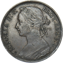 1894 Penny - Victoria British Bronze Coin - Nice