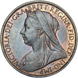 1900 Penny - Victoria British Bronze Coin - Very Nice