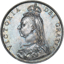 1887 Florin - Victoria British Silver Coin - Superb