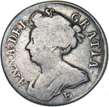 1709 E Shilling (Edinburgh Mint) - Anne British Silver Coin