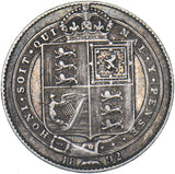 1892 Shilling - Victoria British Silver Coin - Nice