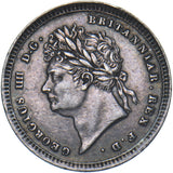 1823 Maundy Twopence - George IV British Silver Coin - Very Nice