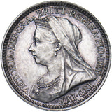 1901 Maundy Twopence - Victoria British Silver Coin - Very Nice