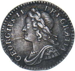 1750 Maundy Penny - George II British Silver Coin - Very Nice