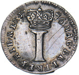 1776 Maundy Penny - George III British Silver Coin - Nice