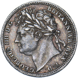 1822 Maundy Penny - George IV British Silver Coin - Very Nice