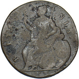 1675 Halfpenny (No Stops Obv.) - Charles II British Copper Coin