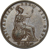 1837 Halfpenny - William IV British Copper Coin - Nice