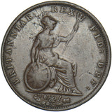 1837 Halfpenny - William IV British Copper Coin - Nice