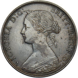 1873 Halfpenny - Victoria British Bronze Coin - Very Nice