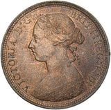1888 Halfpenny - Victoria British Bronze Coin - Very Nice
