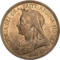 1896 Halfpenny - Victoria British Bronze Coin - Superb