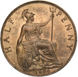 1896 Halfpenny - Victoria British Bronze Coin - Superb
