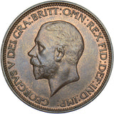 1932 Halfpenny - George V British Bronze Coin - Very Nice