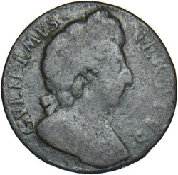 1698 Farthing (Date in Legend) - William III British Copper Coin