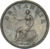 1806 Farthing - George III British Copper Coin - Nice
