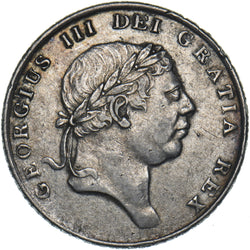 1816 Eighteenpence Bank Token (Edge Damage) - George III British Silver Coin