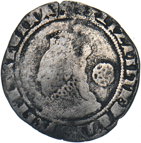 1575 Sixpence - Elizabeth I British Silver Hammered Coin